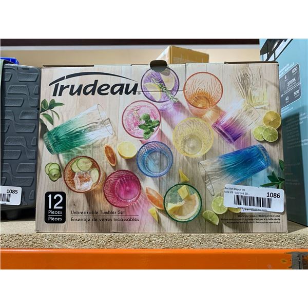 Trudeau 12pc Unbreakable Tumbler Set