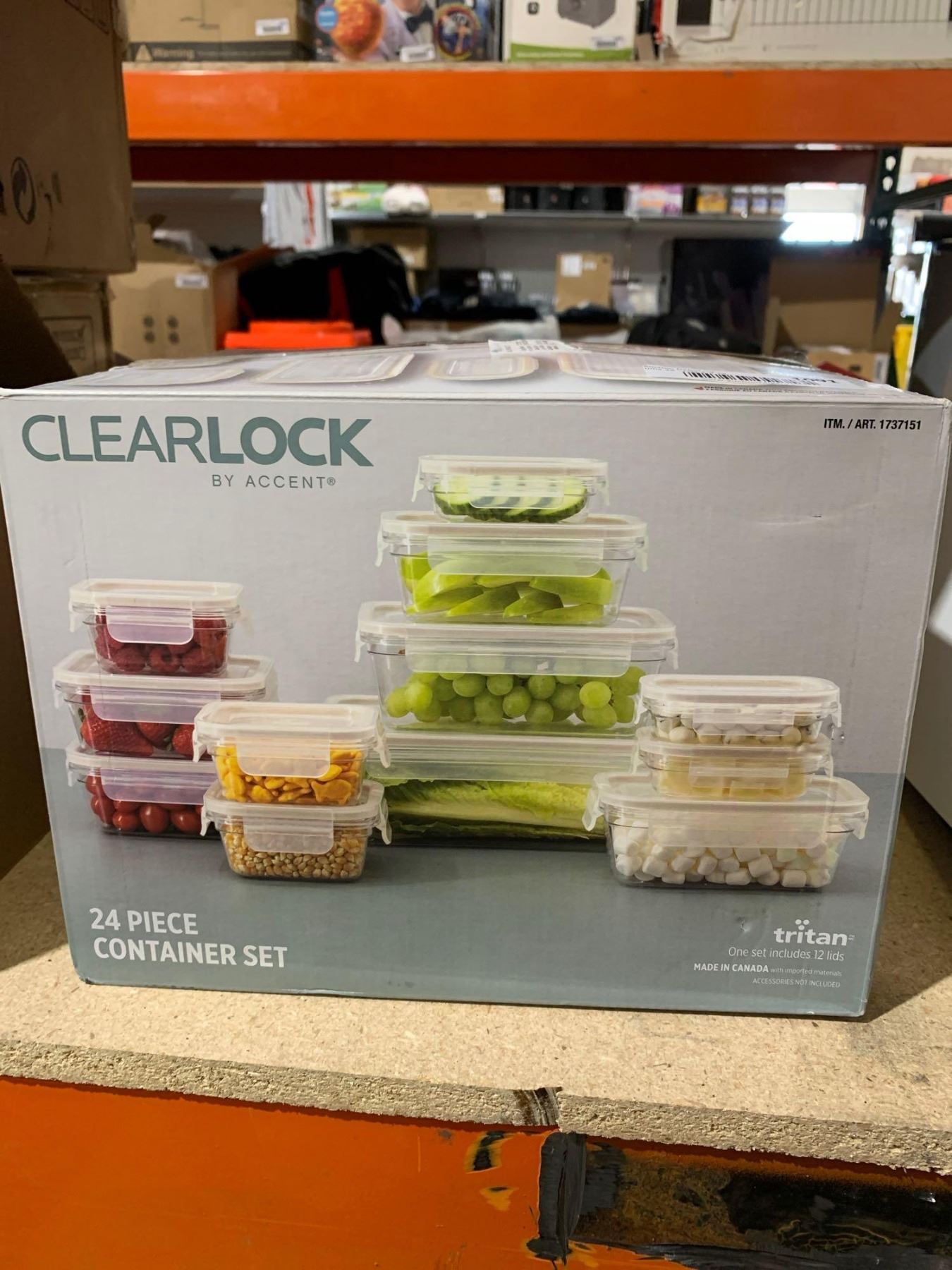 Clearlock ClearLock Tritan 24 Piece Container Set