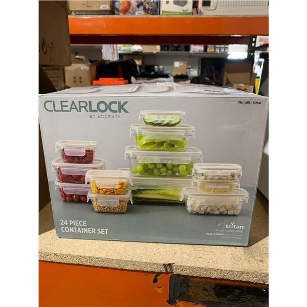 ClearLock Tritan 24 Piece Container Set