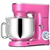 Image 1 : COOKLEE Stand Mixer, 9.5 Qt. 660W 10-Speed Electric Kitchen Mixer with Dishwasher-Safe Dough Hooks, 