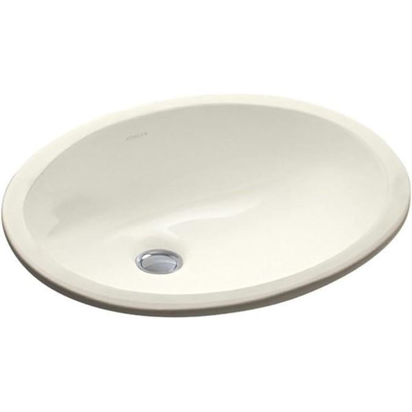 KOHLER K-2209-96 Caxton Undercounter Bathroom Sink, Biscuit