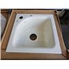 Image 2 : Kohler biscuit coloured cast iron tile-in bar sink 15"x15"x7.6"