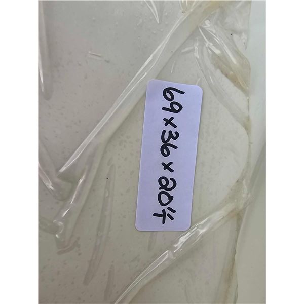 Acryline Victorian supreme drop in bathtub with air jets 69"x36"x20" tall