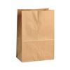 Image 1 : Lot of 500 12x7x17" Plain Brown Paper Bags