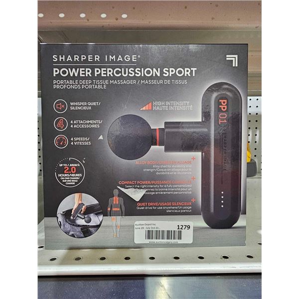 Sharper Image Power Percussion Sport Massage Gun