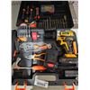 Image 2 : SOLUDE Cordless Drill Driver,16.8V Max Impact Drill,125Pcs Home Power Combo Tool Kit,3/8 Inch Keyles
