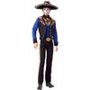 Image 1 : Barbie 2022 D�a De Muertos Ken Doll Wearing Shirt, Vest & Sombrero, with Calavera Face Pai