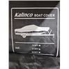 Image 4 : KALINCO Boat Cover, Heavy Duty 600D Waterproof Boat Cover with Motor Cover, UV Resistant Trailerable