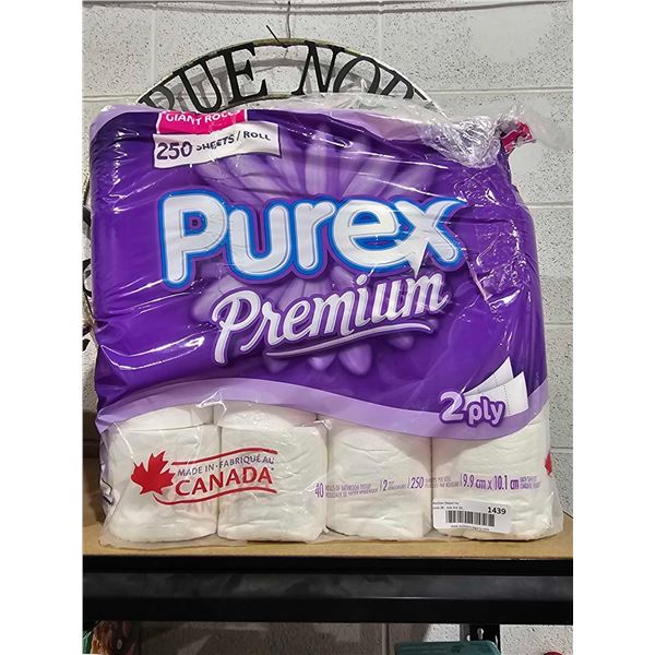 Purex Premium 2 ply Bathroom Tissue 40 Rolls