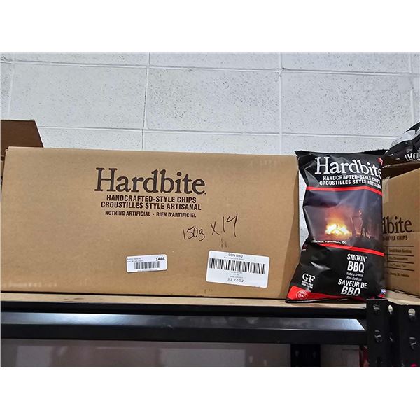 Hardbite Potato Chips - Smokin' BBQ- 14x150g