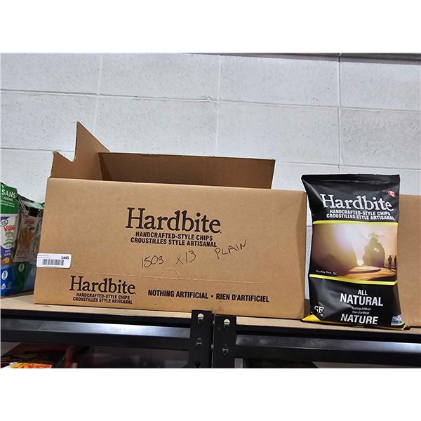 Hardbite Potato Chips - Plain - 13x150g