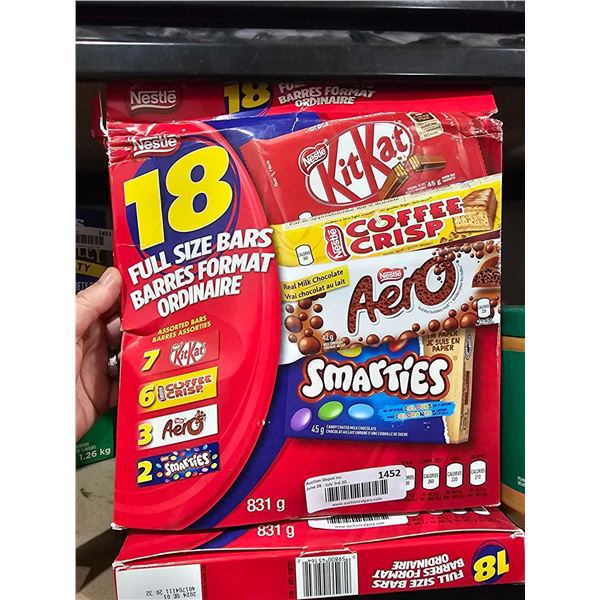 Nestle 18 Pack Full Size Assorted Chocolate Bars