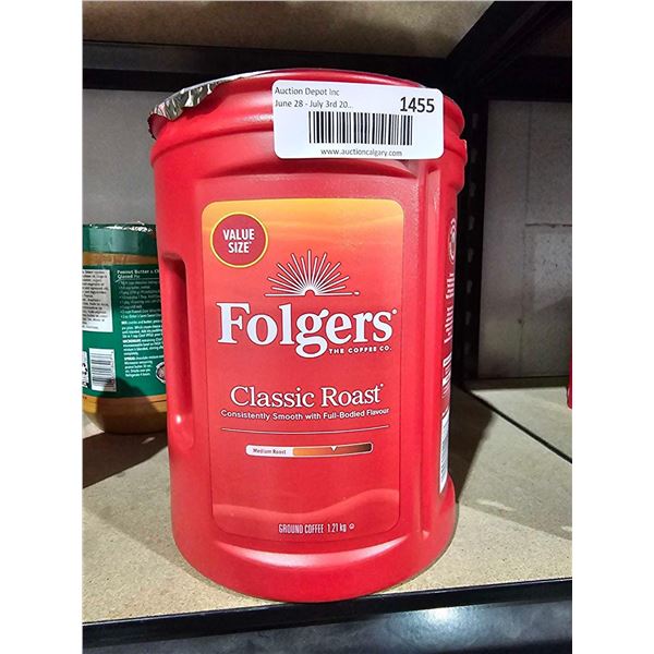 Folgers Classic Roast Coffee 1.21 Kg