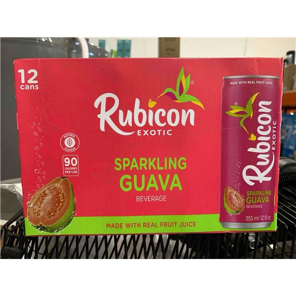 Rubicon Exotic Sparkling Guava Beverage 12 x 355ml