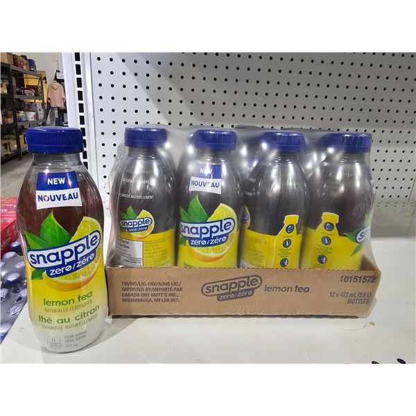 Snapple Zero Lemon Tea 12x473ml