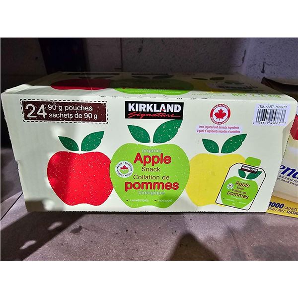 Kirkland Apple Snack Pouches 24 Count
