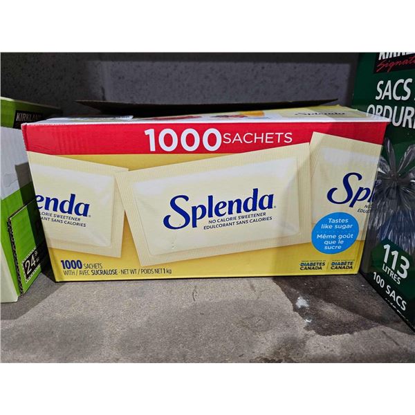 Splenda Sweetner  Packets 1000 Count