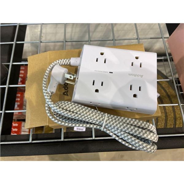 Addtam Surge Protector Power Strip - 8 Widely Outlets with 4 USB Ports