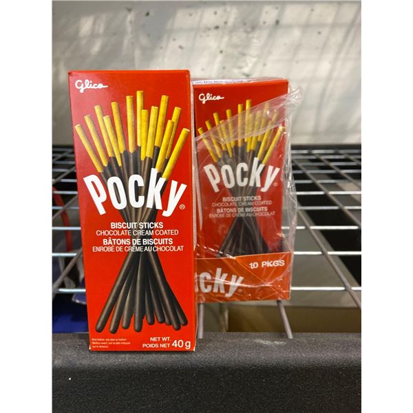 10x40g Pocky Biscuit Sticks Chocolate Cream Coated