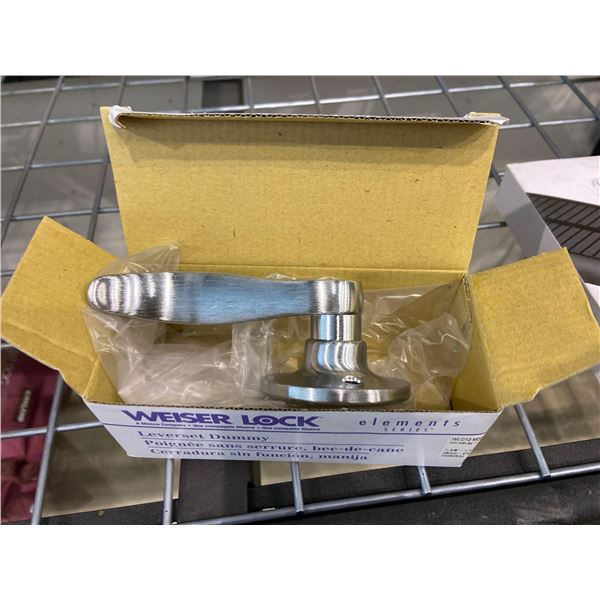 Weiser Lock - Dummy Leverset Satin Chrome