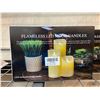 Image 1 : Flameless LED Mood Candles 3 Pack