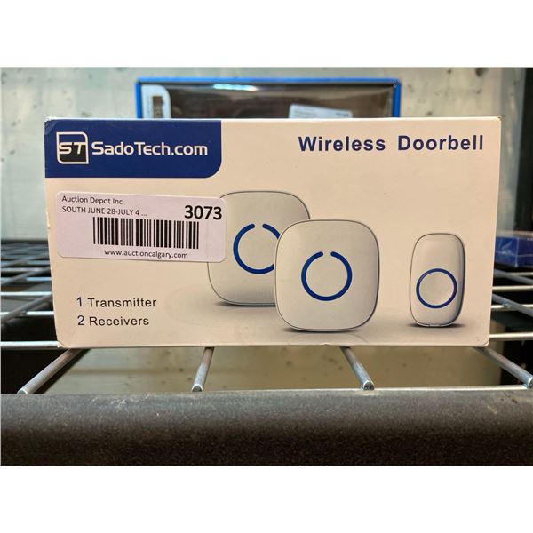 SadoTech - 3 Piece Wireless Doorbell