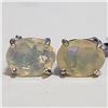 Image 1 : Silver Opal(2.35ct) Earrings (~Size 0) (~length 0inches), Suggested Retail Value $140