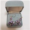 Image 4 : Silver Amethyst Earrings (~Size 0) (~length 0inches) (~weight 6.36g), Suggested Retail Value $260 (E