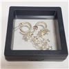 Image 3 : Silver Earrings (~Size 0) (~length 0inches) (~weight 4.06g), Suggested Retail Value $120