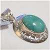 Image 2 : Silver Turquoise(9.9ct) Pendant (~Size 0) (~length 0inches) (~weight 6.2g), Suggested Retail Value $