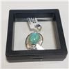 Image 4 : Silver Turquoise(9.9ct) Pendant (~Size 0) (~length 0inches) (~weight 6.2g), Suggested Retail Value $