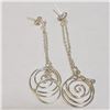 Image 1 : Silver Earrings (~Size 0) (~length 0inches), Suggested Retail Value $100