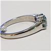 Image 2 : Silver Moissanite(1.05ct) Ring (~Size 7)(Ring is resizable for $40) (~length 0inches), Suggested Ret