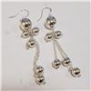 Image 1 : Silver Earrings (~Size 0) (~length 0inches) (~weight 9.46g), Suggested Retail Value $260 (Estimated 