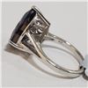 Image 3 : Silver Smokey Quartz(9.9ct) Ring (~Size 7)(Ring is resizable for $40) (~length 0inches) (~weight 4.4