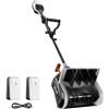 Image 1 : Litheli Cordless Brushless Snow Shovel, 40V(2x20V) 13-Inch Battery Powered Snow Blower, Electric Sno