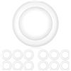 Image 2 : Parmida (12 Pack) 5/6” Dimmable LED Disk Light Flush Mount Recessed Retrofit Ceiling Lights