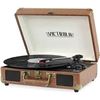 Image 1 : Victrola Vintage 3-Speed Bluetooth Portable Suitcase Record Player with Built-in Speakers (PHOTO MAY