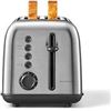Image 1 : BUYDEEM DT620 2 Slice Toaster, Extra Wide Slots, Retro Stainless Steel with High Lift Lever (PHOTO M