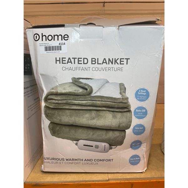 O Home Heated Blanket Luxurious Warmth and Comfort