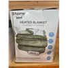 Image 1 : O Home Heated Blanket Luxurious Warmth and Comfort
