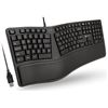 Image 1 : X9 Ergonomic Keyboard Wired with Cushioned Wrist Rest - Type Naturally and Comfortably Longer - USB 