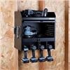Image 1 : Workpro Wall Mount 18-in Power Tool Storage Caddy, Tool Hanger, Tool Storage, Toolbox, Steel, 17.6 l