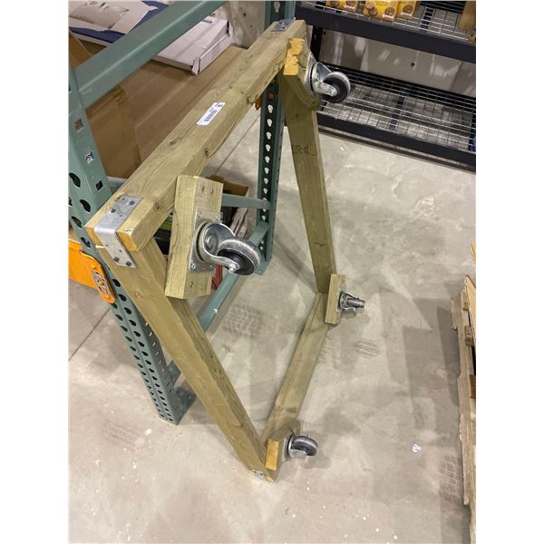 Large 4 Wheel Wooden Dolly