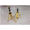 Image 1 : LOT DE 2 TRÉPIEDS POUR LAMPES DE TRAVAIL