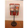 Image 1 : *Double Canister Candy Vending Machine - 13 1/2" x 6 1/2" x 45"H