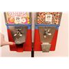 Image 4 : *Double Canister Candy Vending Machine - 13 1/2" x 6 1/2" x 45"H