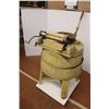 Image 7 : *Antique Barrel Washing Machine with Wringer and Handle - Top of Barrel is 30", Top of Wringer is 38
