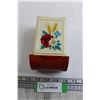 Image 1 : Floral Matchbox Holder