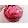 Image 3 : Fenton Cranberry Glass Rose Pitcher - 7"